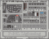 Eduard 32567 P-38L interior TRUMPETER 02227 1/32